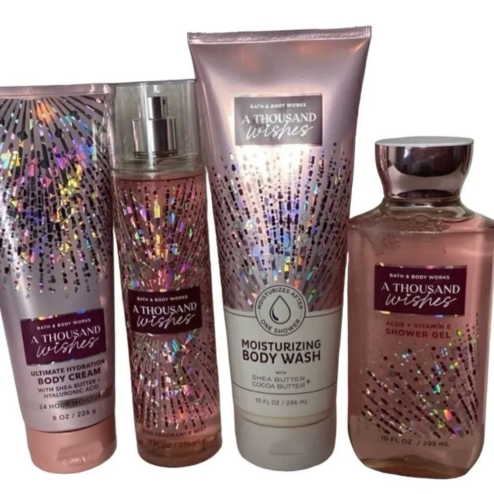 Bath and Body Works A Thousand Wishes 4 PC Set
